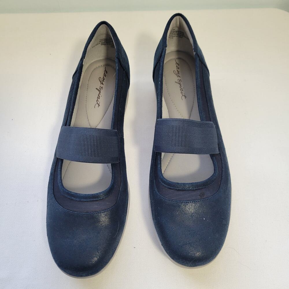 Easy Spirit Karalisa Blue Mary Jane Slip On Comfort Shoes Size 11 42926-2907